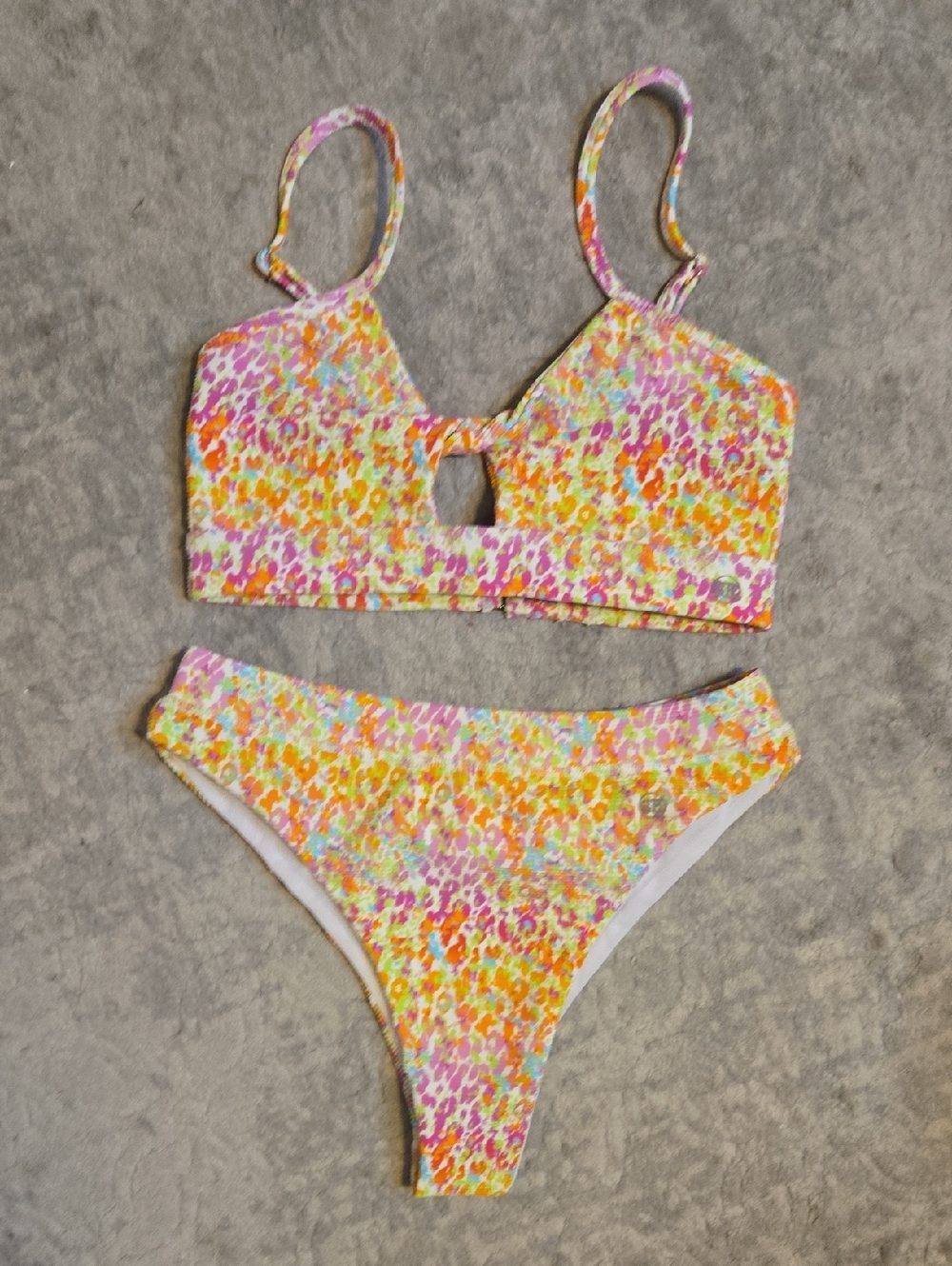 Salty Honey Multicolor Bikini Bottom & Top Women's Swim